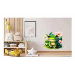 Sticker decorativ, Broasca, Verde, 60 cm, 1204STK-1