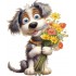 Sticker decorativ, Caine, Gri, 73 cm, 1341STK-4