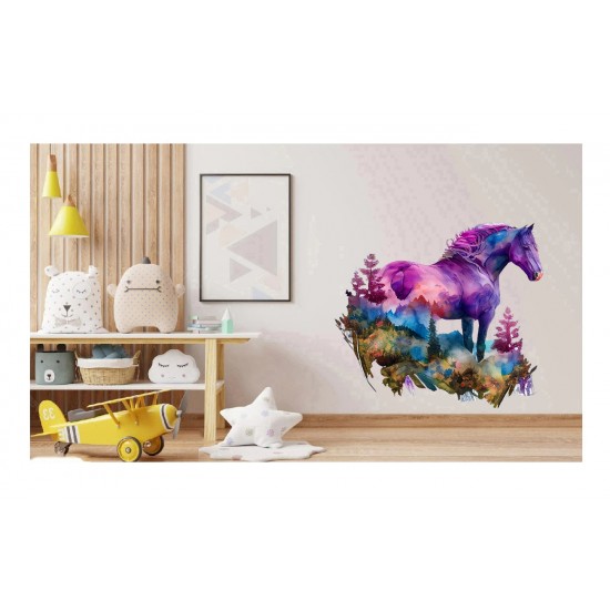 Sticker decorativ, Cal, Multicolor, 61 cm, 1259STK-1