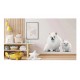 Sticker decorativ, Catel German, Alb, 80 cm, 1244STK