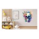 Sticker decorativ, Craniu, Multicolor, 80 cm, 1274STK-3