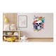 Sticker decorativ, Craniu, Multicolor, 82 cm, 1274STK