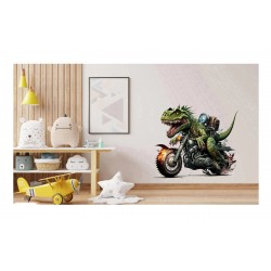 Sticker decorativ,  Dinozaur, Verde, 62 cm, 1205STK-2