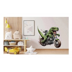 Sticker decorativ,  Dinozaur, Verde, 63 cm, 1205STK-4
