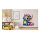 Sticker decorativ, Dragon, Multicolor, 67 cm, 1262STK-6