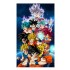Sticker decorativ, Dragon ball Goku, Portocaliu, 90 cm, 1359STK