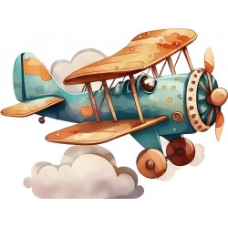 Sticker decorativ, Elicopter, Maro, 80 cm, 1286STK-2