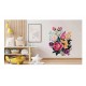 Sticker decorativ, Flori, Multicolor, 85 cm, 1216STK-2