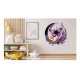 Sticker decorativ, Fluture, Mov, 62 cm, 1272STK-1