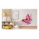 Sticker decorativ, Fluture, Roz, 69 cm, 1209STK-1 Sticker decorativ, Fluture, Roz, 69 cm, 1209STK-1