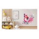 Sticker decorativ, Fluture, Roz, 69 cm, 1209STK-2