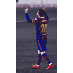 Sticker decorativ, Fotbalist, Albastru, 90 cm, 1364STK-2
