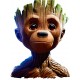 Sticker decorativ, Groot, Maro, 80 cm, 1222STK
