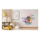 Sticker decorativ, Libelula, Albastru, 62 cm, 1206STK-3