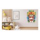 Sticker decorativ, Masca, Multicolor, 75 cm, 1288STK-4