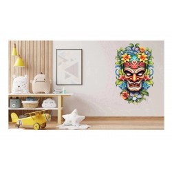 Sticker decorativ, Masca, Multicolor, 90 cm, 1288STK-2