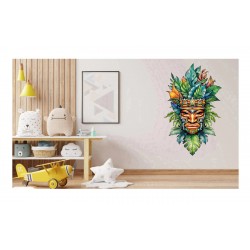Sticker decorativ, Masca, Multicolor, 90 cm, 1288STK-3