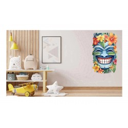 Sticker decorativ, Masca, Multicolor, 90 cm, 1288STK