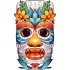 Sticker decorativ, Masca, Multicolor, 90 cm, 1288STK-7