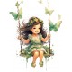 Sticker decorativ, Mica Printesa, Verde, 80 cm, 1268STK Sticker decorativ, Mica Printesa, Verde, 80 cm, 1268STK