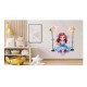 Sticker decorativ, Mica Printesa, Albastru, 71 cm, 1292STK-4