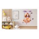 Sticker decorativ, Mica Printesa, Portocaliu, 75 cm, 1292STK-1 Sticker decorativ, Mica Printesa, Portocaliu, 75 cm, 1292STK-1