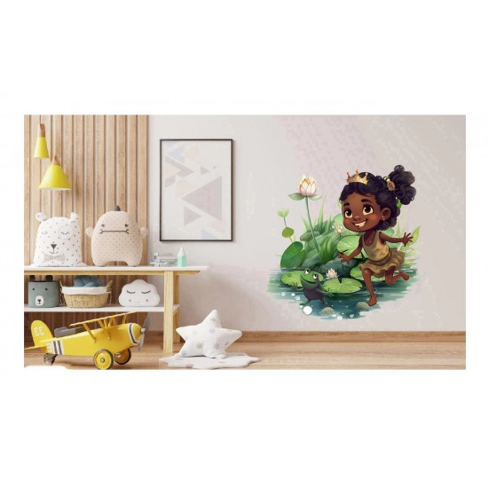 Sticker decorativ, Mica Printesa, Verde, 64 cm, 1280STK-3