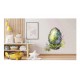 Sticker decorativ, Ou de Dinozaur, Verde, 75 cm, 1207STK-1