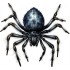 Sticker decorativ, Paianjen, Negru, 65 cm, 1343STK-2