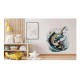 Sticker decorativ, Peste, Albastru, 65 cm, 1273STK-4