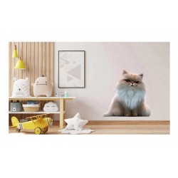Sticker decorativ, Pisica, Alb, 60 cm, 1225STK Sticker decorativ, Pisica, Alb, 60 cm, 1225STK