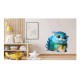 Sticker decorativ, Pisica, Albastru, 64 cm, 1252STK