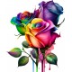 Sticker decorativ, Trandafiri, Mov, 73 cm, 1354STK-1 Sticker decorativ, Trandafiri, Mov, 73 cm, 1354STK-1