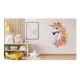 Sticker decorativ, Unicorn, Portocaliu, 70 cm, 1287STK-5