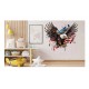 Sticker decorativ, Vultur American, Multicolor, 67 cm, 1270STK-2 Sticker decorativ, Vultur American, Multicolor, 67 cm, 1270STK-2