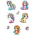 Sticker decorativ Waterproof cu Unicorni,  90x60 cm, 1314STK-1
