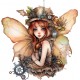 Sticker decorativ, Zana, Maro, 61 cm, 1279STK-5