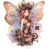 Sticker decorativ, Zana, Maro, 70 cm, 1279STK-1