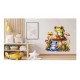 Sticker decorativ cu Broscute, Multicolor, 60 cm, 1200STK-1