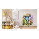 Sticker decorativ cu Broscute, Multicolor, 60 cm, 1200STK-3