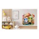 Sticker decorativ cu Broscute, Multicolor, 60 cm, 1200STK-4