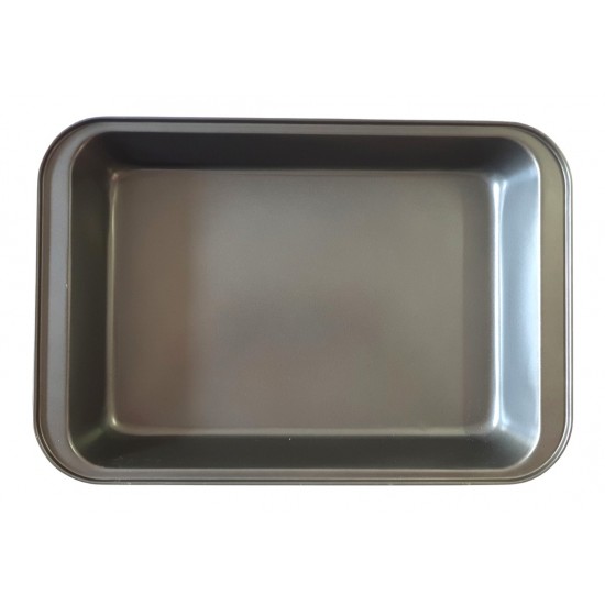 Tava de copt, Gri, 37.5 cm, HML23 Tava de copt, Gri, 37.5 cm, HML23